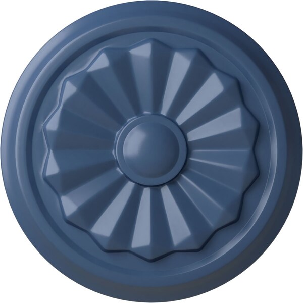 Ekena Millwork Olivia Ceiling Medallion (Fits Canopies up to 2 1/8"), Hand-Painted Americana, 7 7/8"OD x 1 1/8"P CM07OLAMF - main